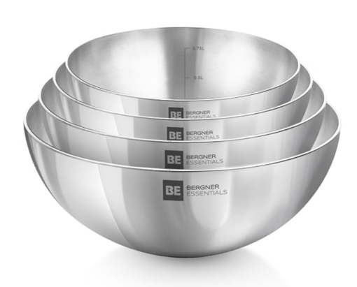 BERGNER BE Essentials Tri-Ply Stainless Steel Tasra, Steel Kadai/Tasla Without Handle, Even Heat Distribution, Easy to Clean, Gas Stove Compatible, Silver, 5-Year Warranty - Image 2